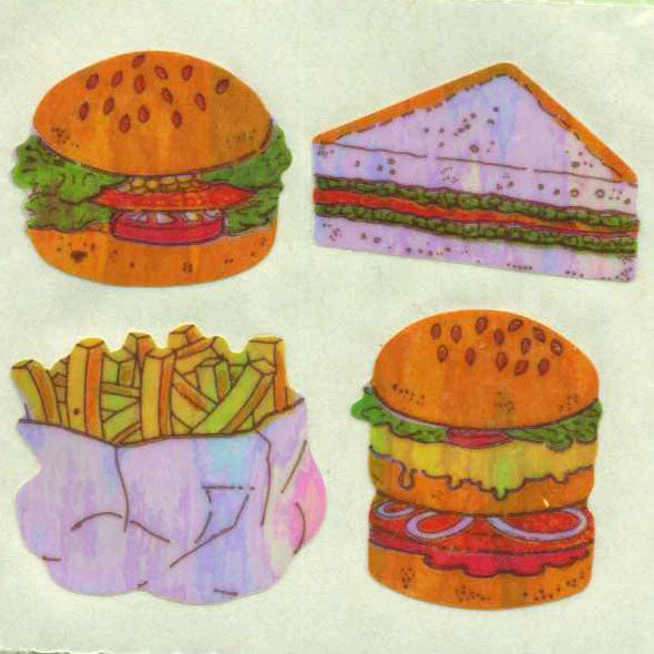 Stickermagic, Pearlie Stickers - Fast Food