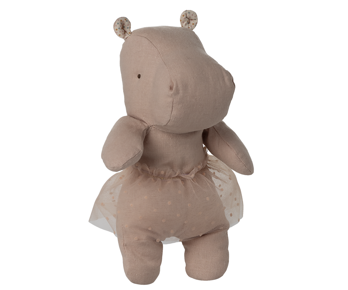 Kuscheltier HIPPO Klein, Rosa, Maileg
