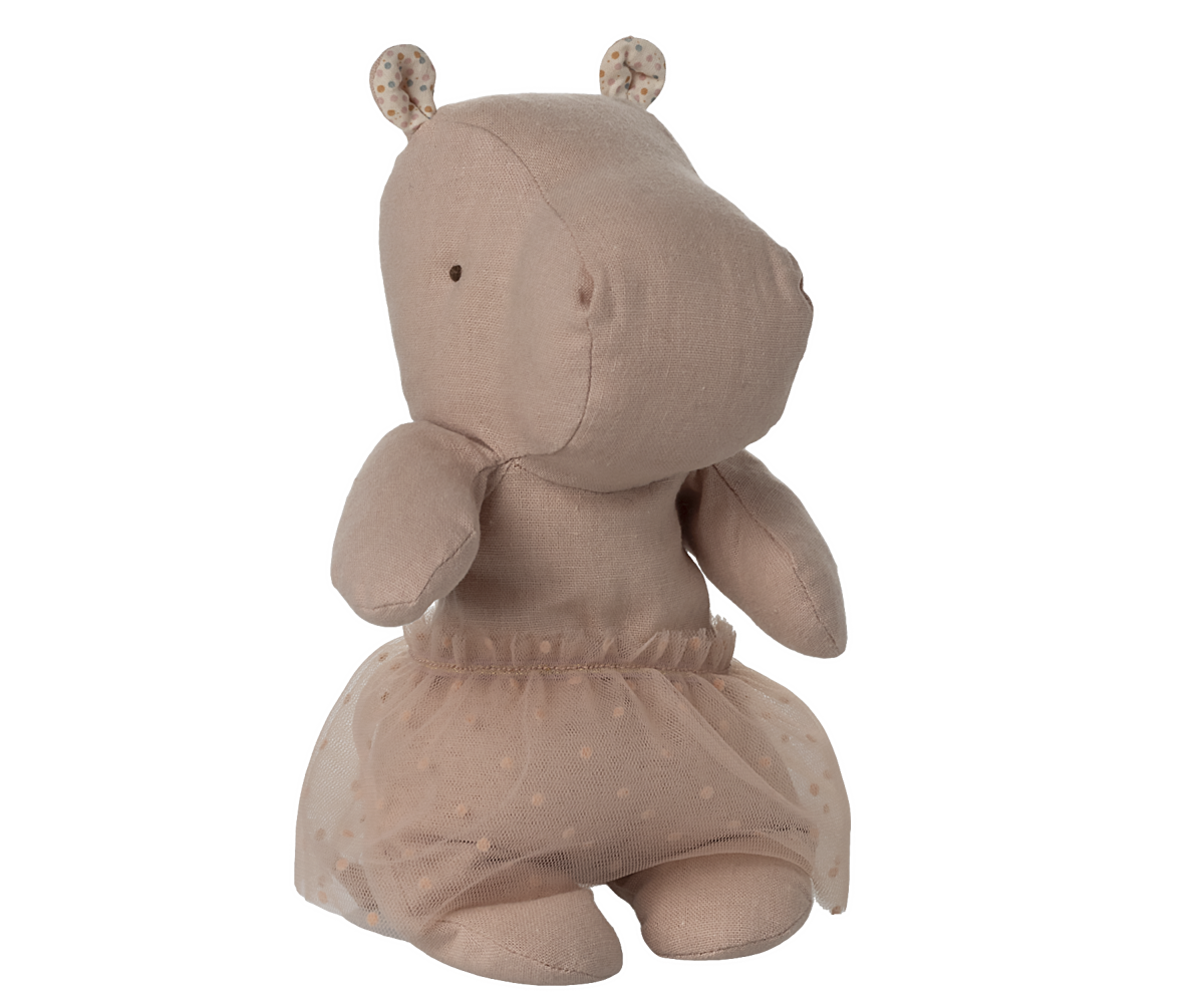 Kuscheltier HIPPO Klein, Rosa, Maileg