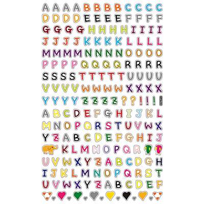 Rico Design, Gel Sticker, zahlen, letters