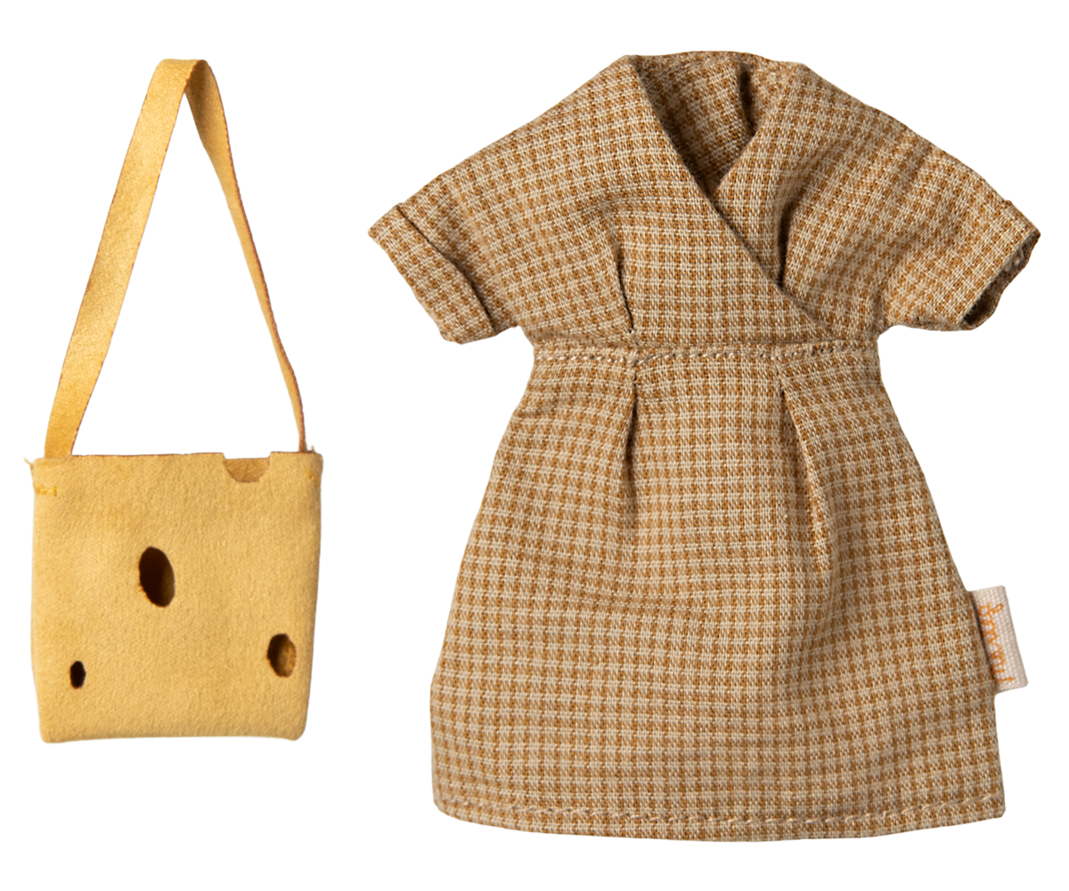 Maileg, Kleid und Tasche, Mama Maus