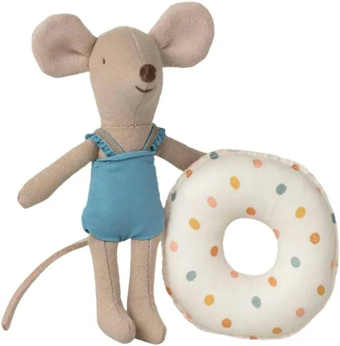 Strandmaus & Luftmatratze, Kleine Schwester - Bunte Punkte, Maileg