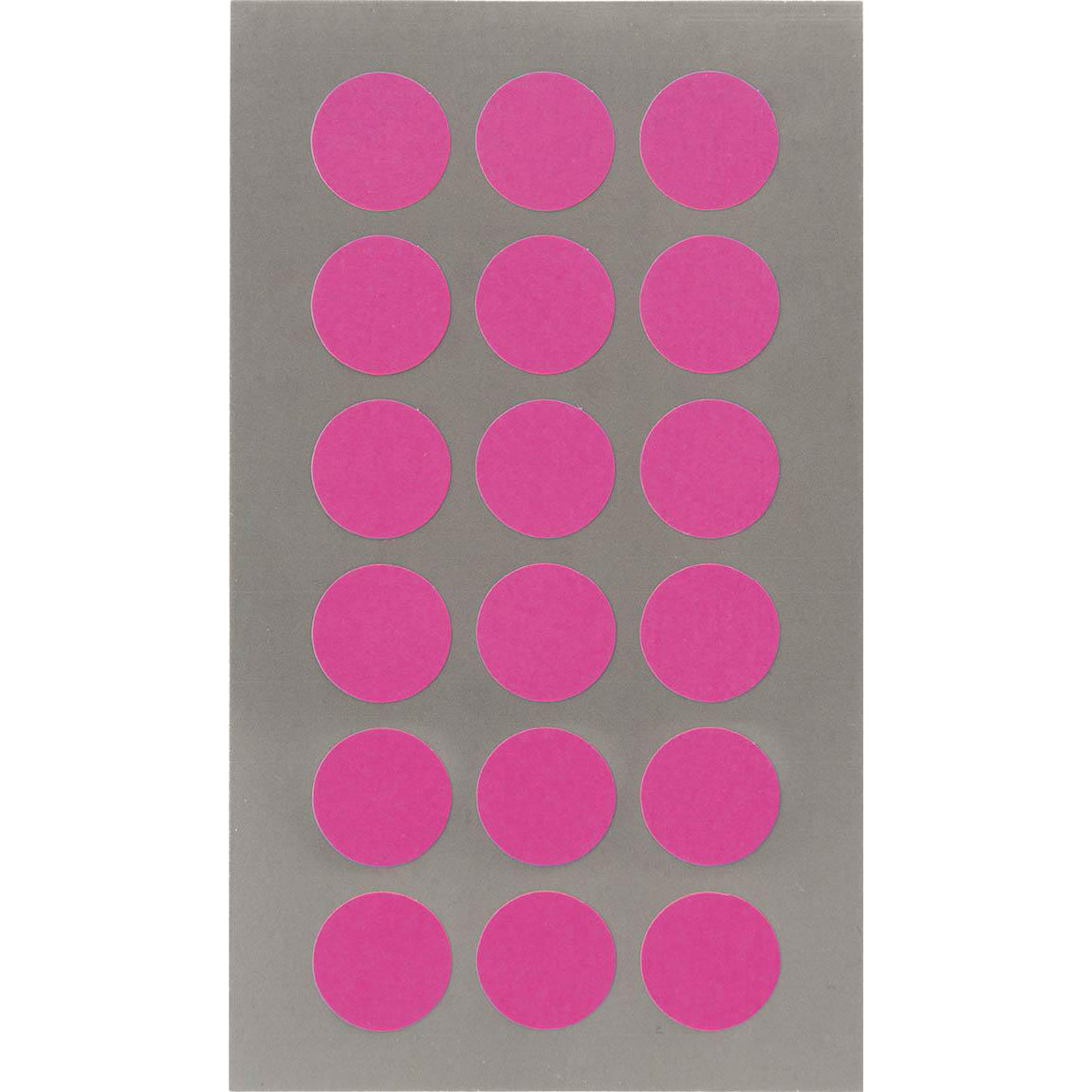 4 Sticker-Bögen PUNKTE, neonpink