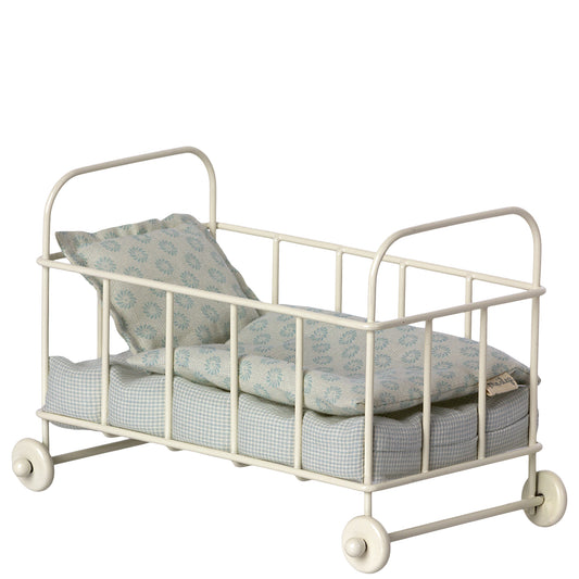 Hasen-Babybett blau, Maileg