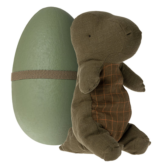 Kuscheltier GANTOSAURUS im Ei, medium 37cm, Maileg